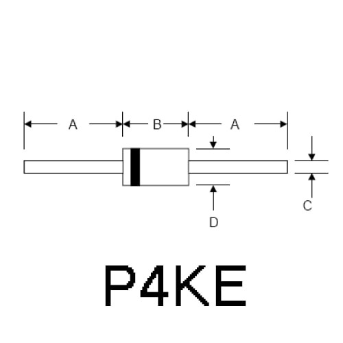 다이오드 P4KE 시리즈 (400W)