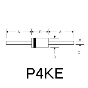 다이오드 P4KE 시리즈 (400W)