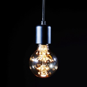 LED 에디슨 램프 눈꽃 G80 1.8W