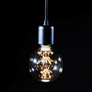 LED 에디슨 램프 눈꽃 G95 1.8W